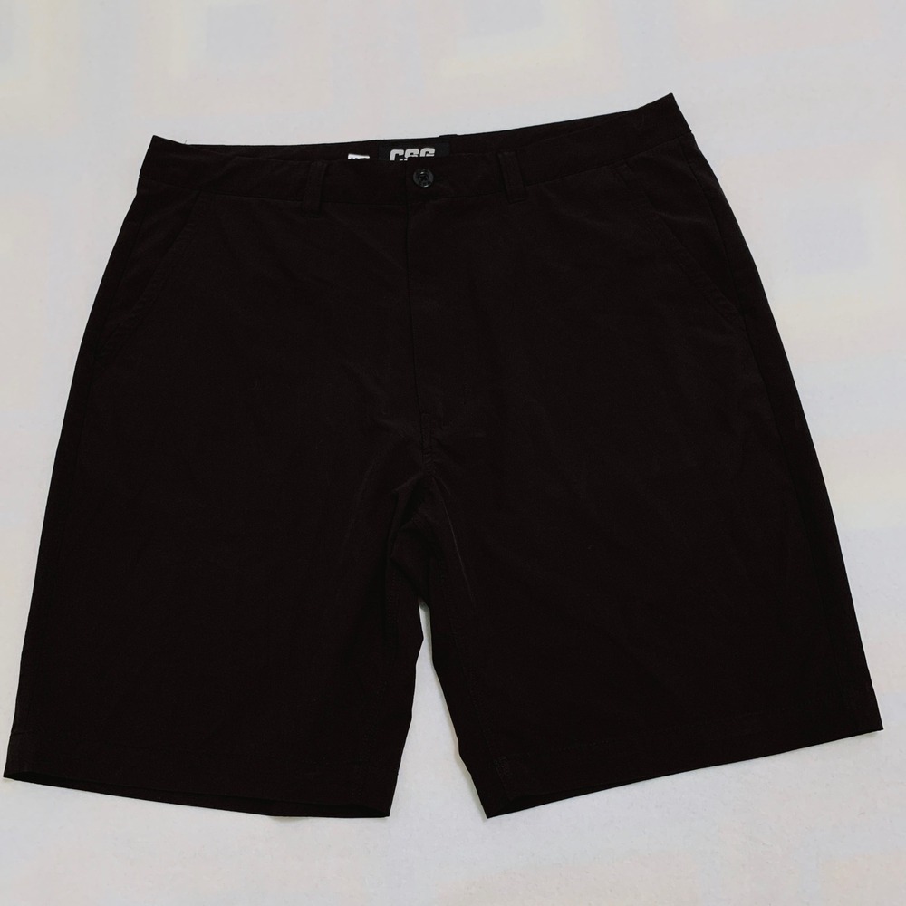 CSG Performance Shorts Men's Size 40 Black Stretch Lightweight‎ 10" Inseam